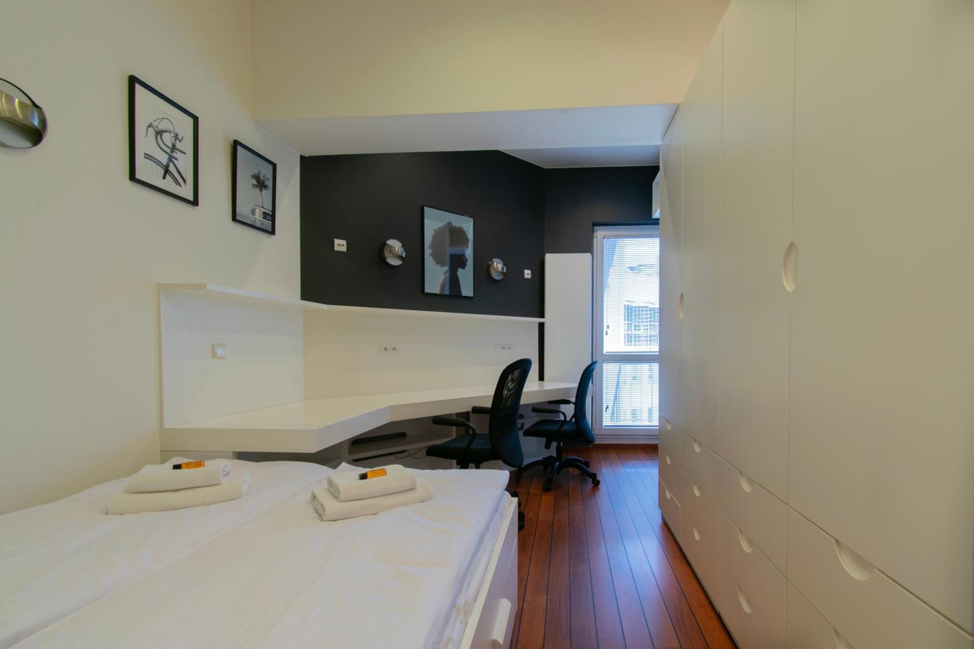 Spacious 3Br Apartment With Ac In Living Room, 2 Balconies Krasków Εξωτερικό φωτογραφία
